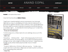 Tablet Screenshot of anandgopal.com